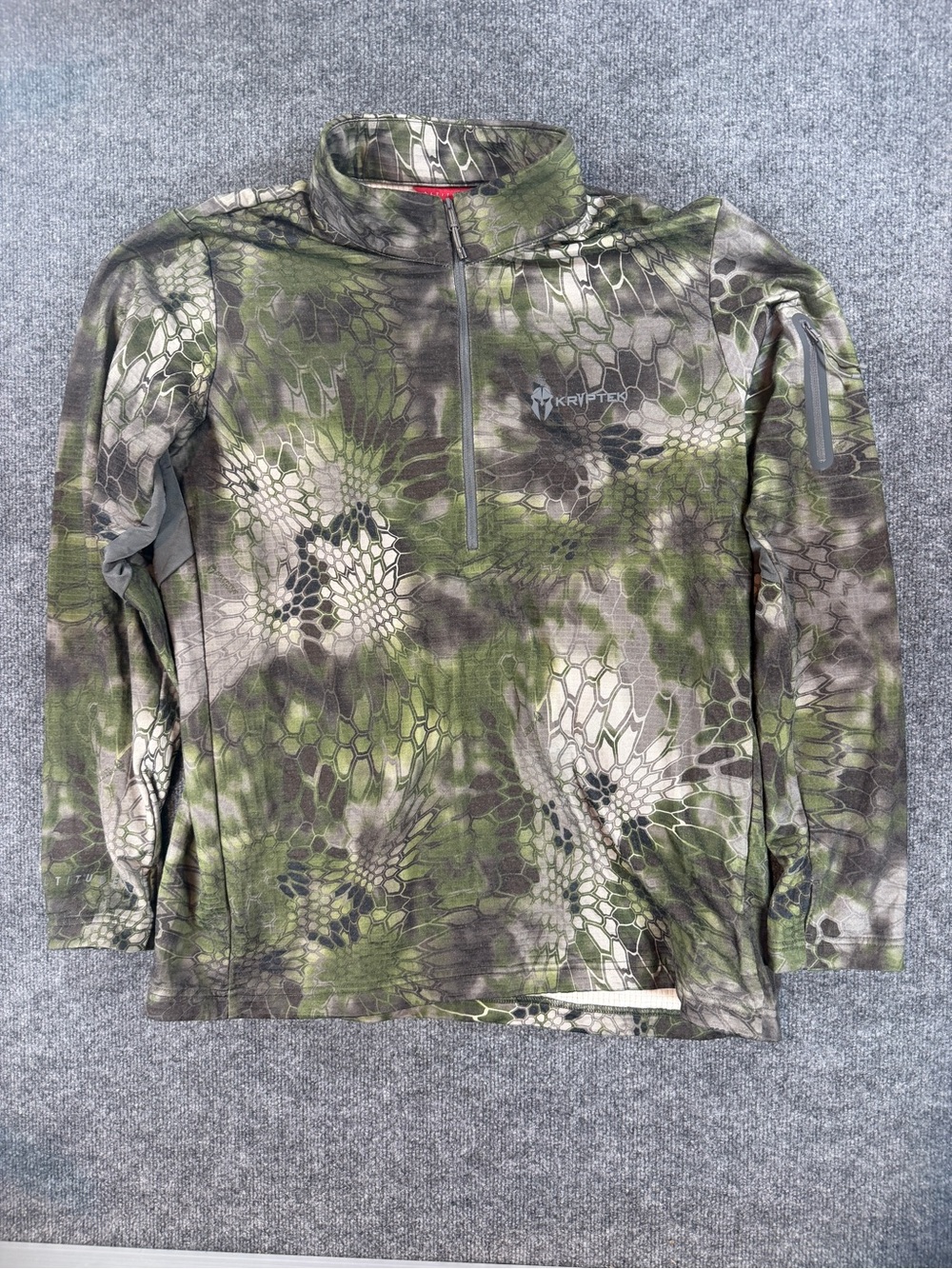 Kryptek Arma Tech 1/2 Zip - Men’s XXL - Altitude Camo